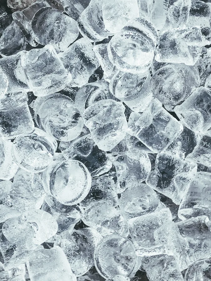 Cubos de gelo — foto de referência
